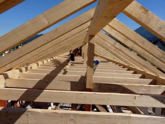 unverkleideter Dachstuhl-Dachboden ausbauen in Salzburg Stadt